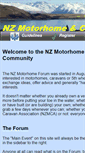Mobile Screenshot of nzmotorhome.co.nz